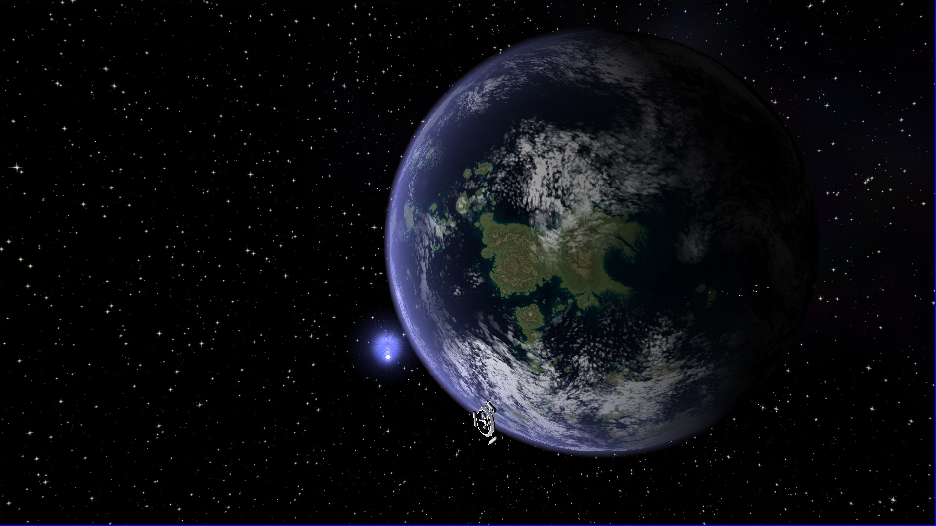 Image of a terrestrial planet
